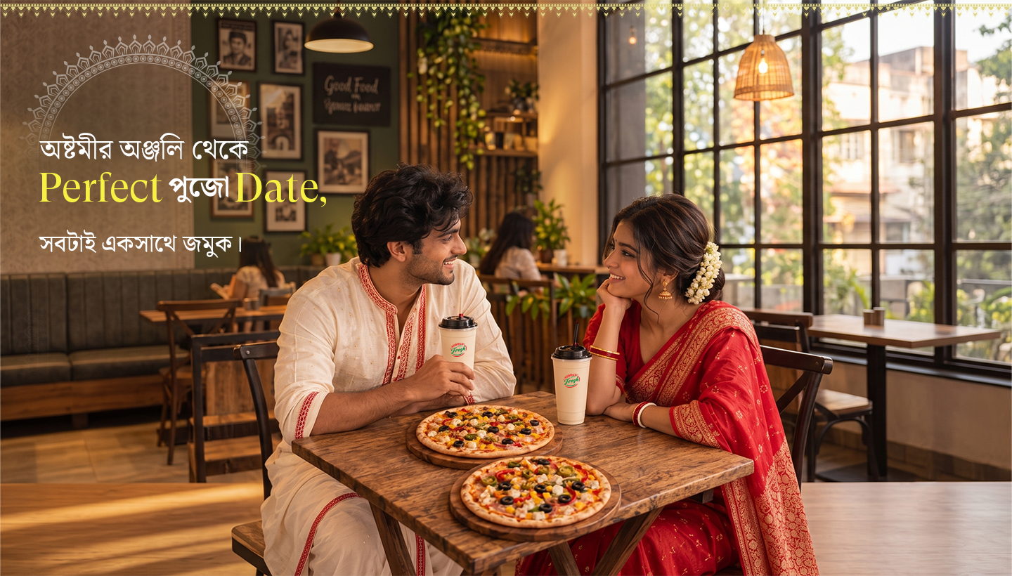 Durga Puja at Sobisco Fresh: fresh pizza and cold coffee for the perfect Pujo date